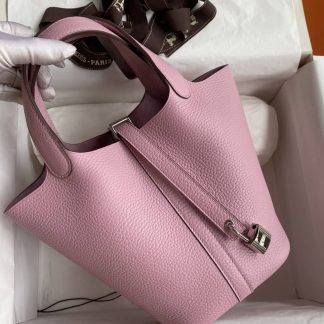 Replica Hermes Picotin Lock 18 Clemence Leather Bag