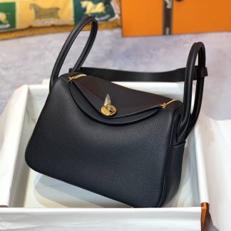 Replica Hermes Lindy 30 Clemence Leather Bag