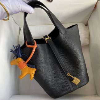 Replica Hermes Picotin Lock 18 Clemence Leather Bag