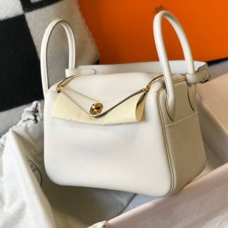 Replica Hermes Lindy 30 Clemence Leather Bag