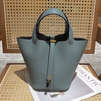 Replica Hermes Picotin Lock 18 Clemence Leather Bag