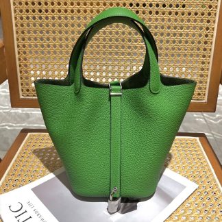 Replica Hermes Picotin Lock 18 Clemence Leather Bag