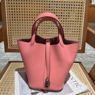 Replica Hermes Picotin Lock 18 Clemence Leather Bag