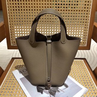 Replica Hermes Picotin Lock 18 Clemence Leather Bag