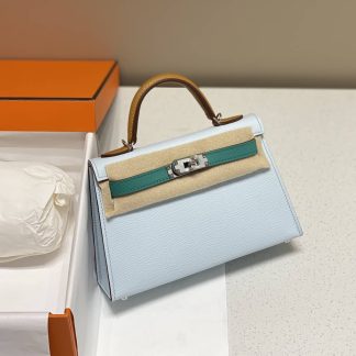 Replica Hermes Kelly Mini Sellier 3-color Epsom Leather Bag