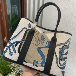 Replica Hermes Garden Party 36 Voyage Printing Tote Bag