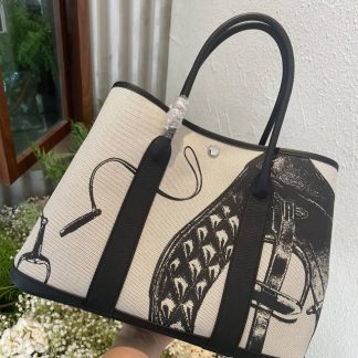 Replica Hermes Garden Party 36 Voyage Printing Tote Bag