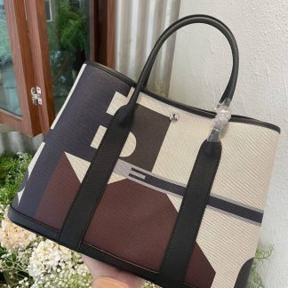 Replica Hermes Garden Party 36 Voyage Printing Tote Bag