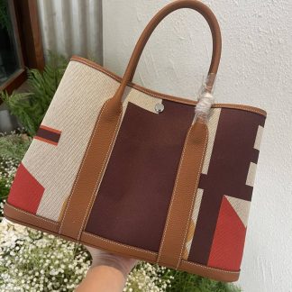 Replica Hermes Garden Party 36 Voyage Printing Tote Bag