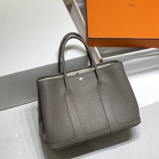 Replica Hermes Garden Party 30 Clemence Leather Bag