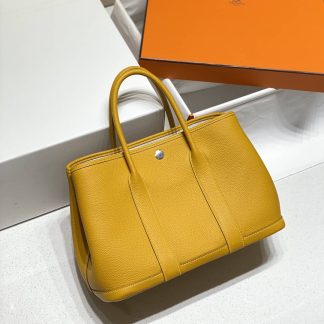 Replica Hermes Garden Party 30 Clemence Leather Bag