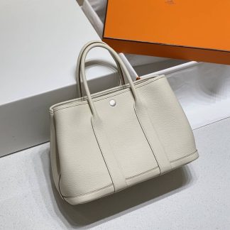 Replica Hermes Garden Party 30 Clemence Leather Bag