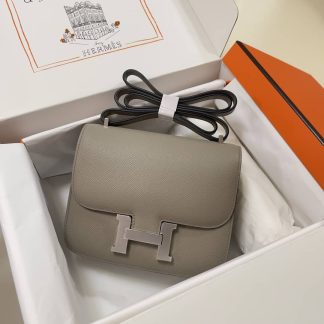 Replica Hermes Mini Constance 19 Epsom Leather Bag