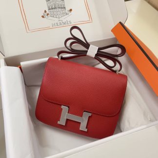 Replica Hermes Mini Constance 19 Epsom Leather Bag