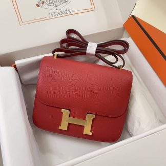 Replica Hermes Mini Constance 19 Epsom Leather Bag