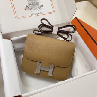 Replica Hermes Mini Constance 19 Epsom Leather Bag