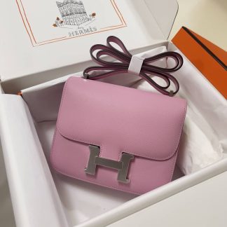 Replica Hermes Mini Constance 19 Epsom Leather Bag