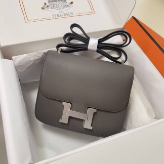 Replica Hermes Mini Constance 19 Epsom Leather Bag