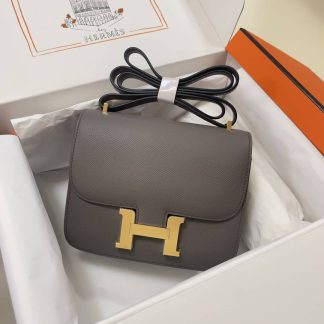 Replica Hermes Mini Constance 19 Epsom Leather Bag