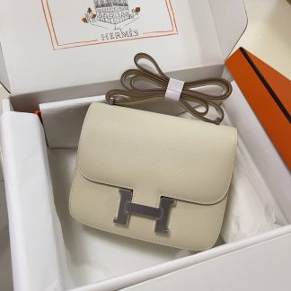 Replica Hermes Mini Constance 19 Epsom Leather Bag