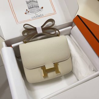 Replica Hermes Mini Constance 19 Epsom Leather Bag