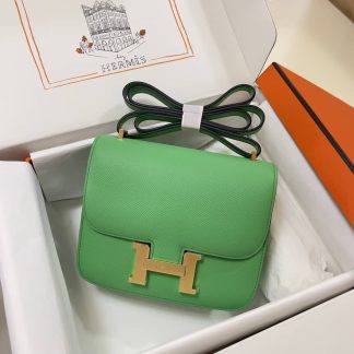 Replica Hermes Mini Constance 19 Epsom Leather Bag