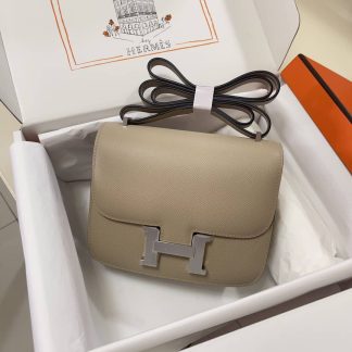 Replica Hermes Mini Constance 19 Epsom Leather Bag