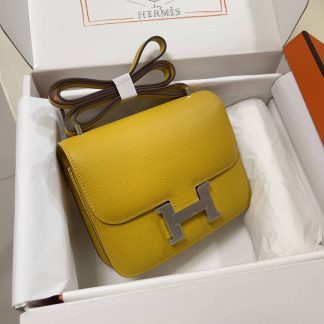 Replica Hermes Mini Constance 19 Epsom Leather Bag