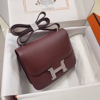 Replica Hermes Mini Constance 19 Epsom Leather Bag