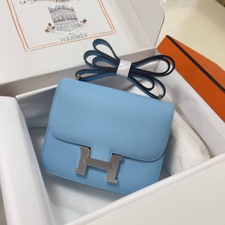 Replica Hermes Mini Constance 19 Epsom Leather Bag