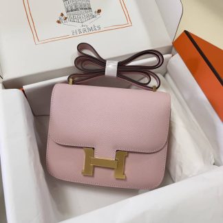 Replica Hermes Mini Constance 19 Epsom Leather Bag