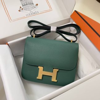 Replica Hermes Mini Constance 19 Epsom Leather Bag