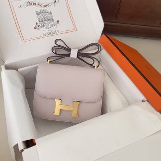 Replica Hermes Mini Constance 19 Epsom Leather Bag