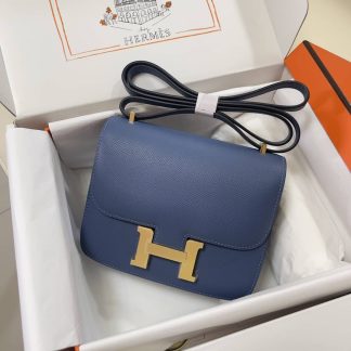 Replica Hermes Mini Constance 19 Epsom Leather Bag