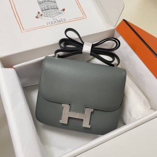 Replica Hermes Mini Constance 19 Epsom Leather Bag