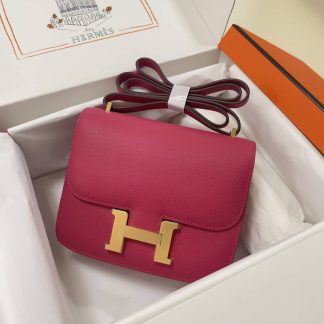 Replica Hermes Mini Constance 19 Epsom Leather Bag