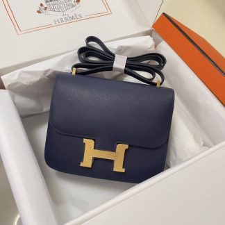 Replica Hermes Mini Constance 19 Epsom Leather Bag