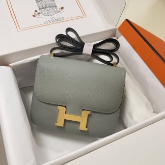 Replica Hermes Mini Constance 19 Epsom Leather Bag