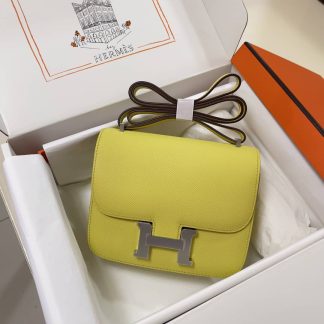 Replica Hermes Mini Constance 19 Epsom Leather Bag