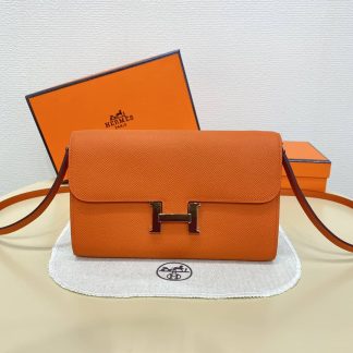 Replica Hermes WOC Epsom Leather Constance To Go Wallet On Chain