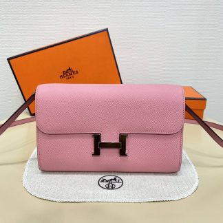 Replica Hermes WOC Epsom Leather Constance To Go Wallet On Chain