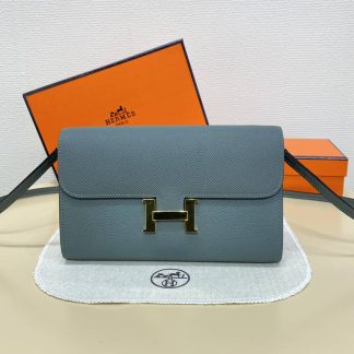 Replica Hermes WOC Epsom Leather Constance To Go Wallet On Chain