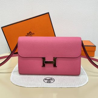 Replica Hermes WOC Epsom Leather Constance To Go Wallet On Chain