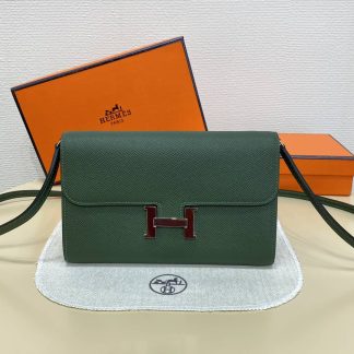 Replica Hermes WOC Epsom Leather Constance To Go Wallet On Chain