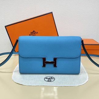 Replica Hermes WOC Epsom Leather Constance To Go Wallet On Chain