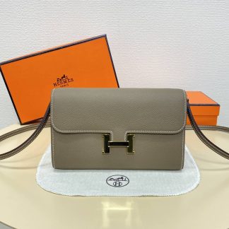 Replica Hermes WOC Epsom Leather Constance To Go Wallet On Chain