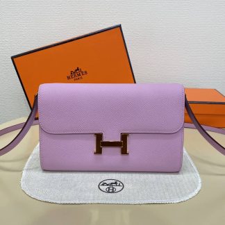 Replica Hermes WOC Epsom Leather Constance To Go Wallet On Chain