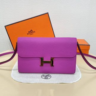 Replica Hermes WOC Epsom Leather Constance To Go Wallet On Chain