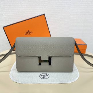 Replica Hermes WOC Epsom Leather Constance To Go Wallet On Chain