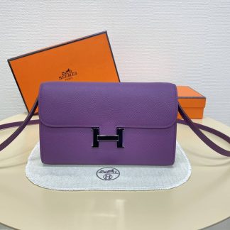 Replica Hermes WOC Epsom Leather Constance To Go Wallet On Chain